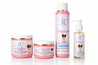 Kit Full Golden Hair Kids – Strawberry & Yogurt (4 Pasos) 🍓🍦