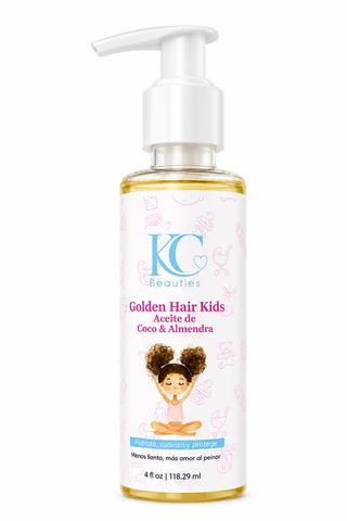 Golden Hair Kids Coconut & Almond Elixir Oil 🫕✨