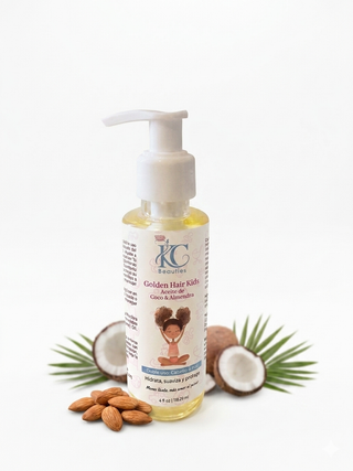 Aceite Elixir Coco & Almendra Golden Hair Kids 🫕✨